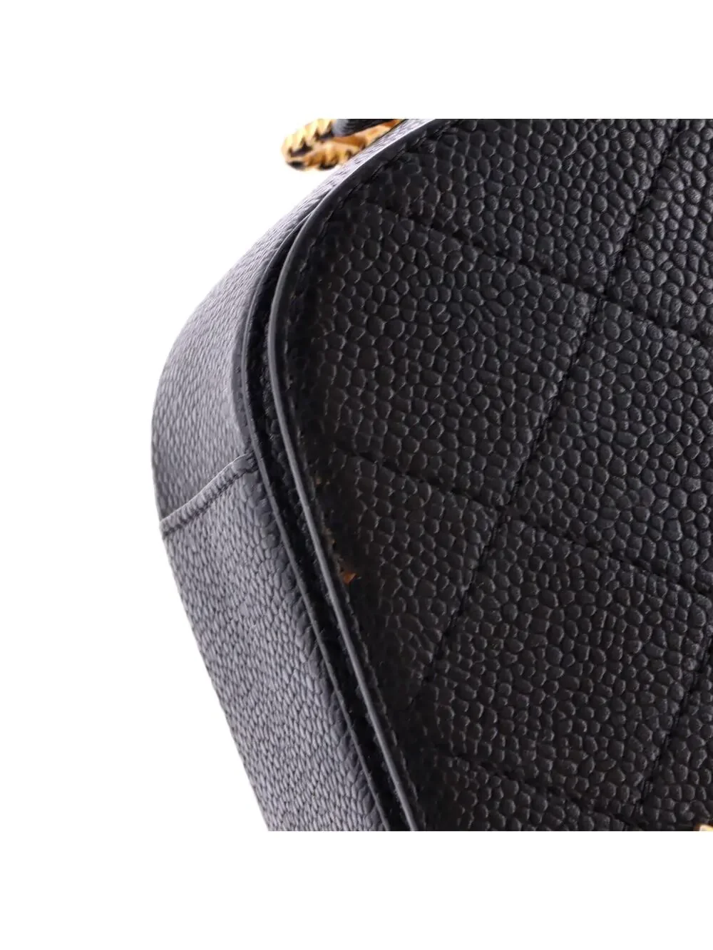Chanel Cc Zipped Full Flap Bag Stitched #321034C36B